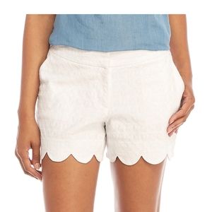 Crown & Ivy scalloped shorts, women's 8